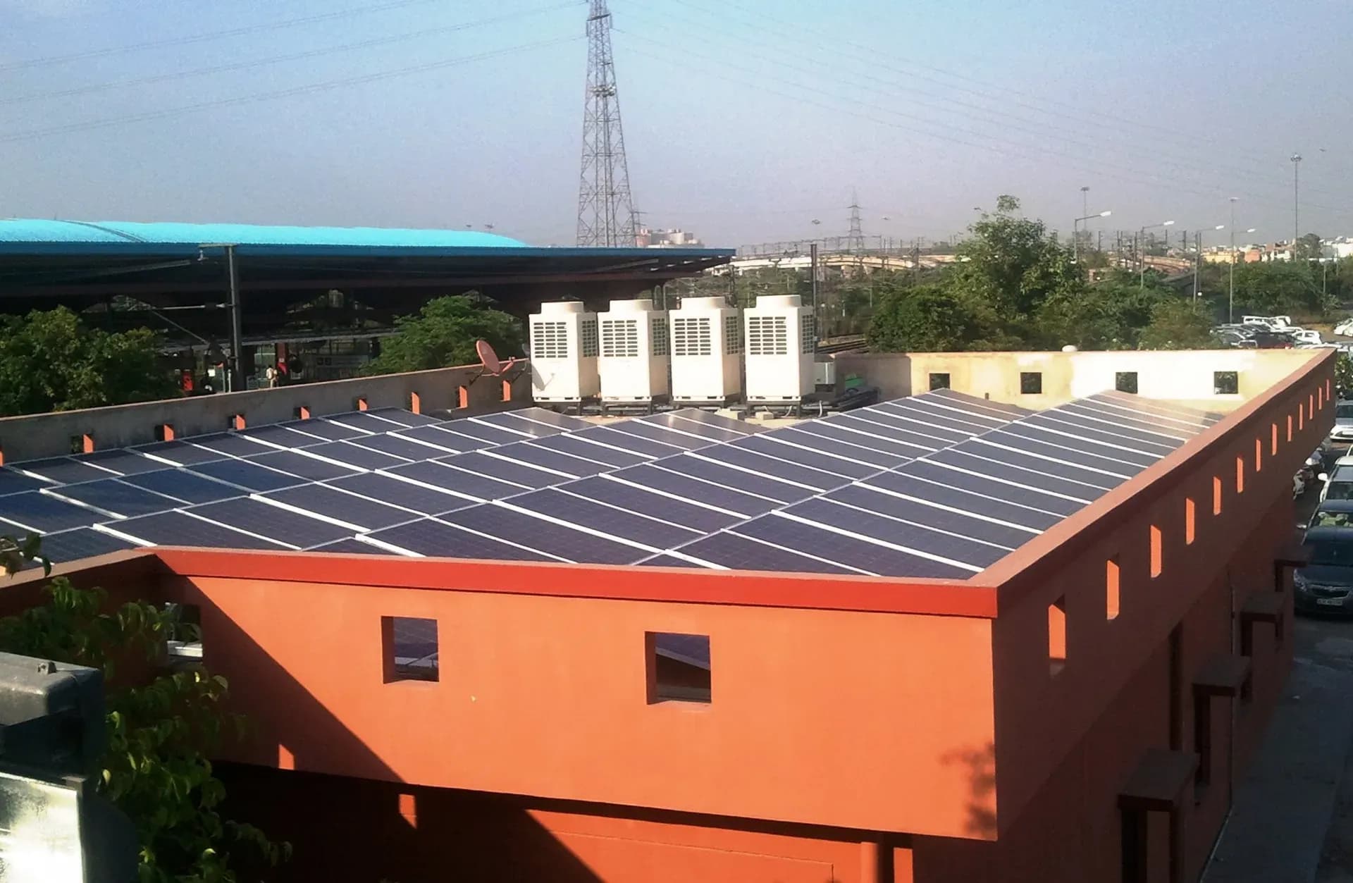 DMRC depot rooftop plant