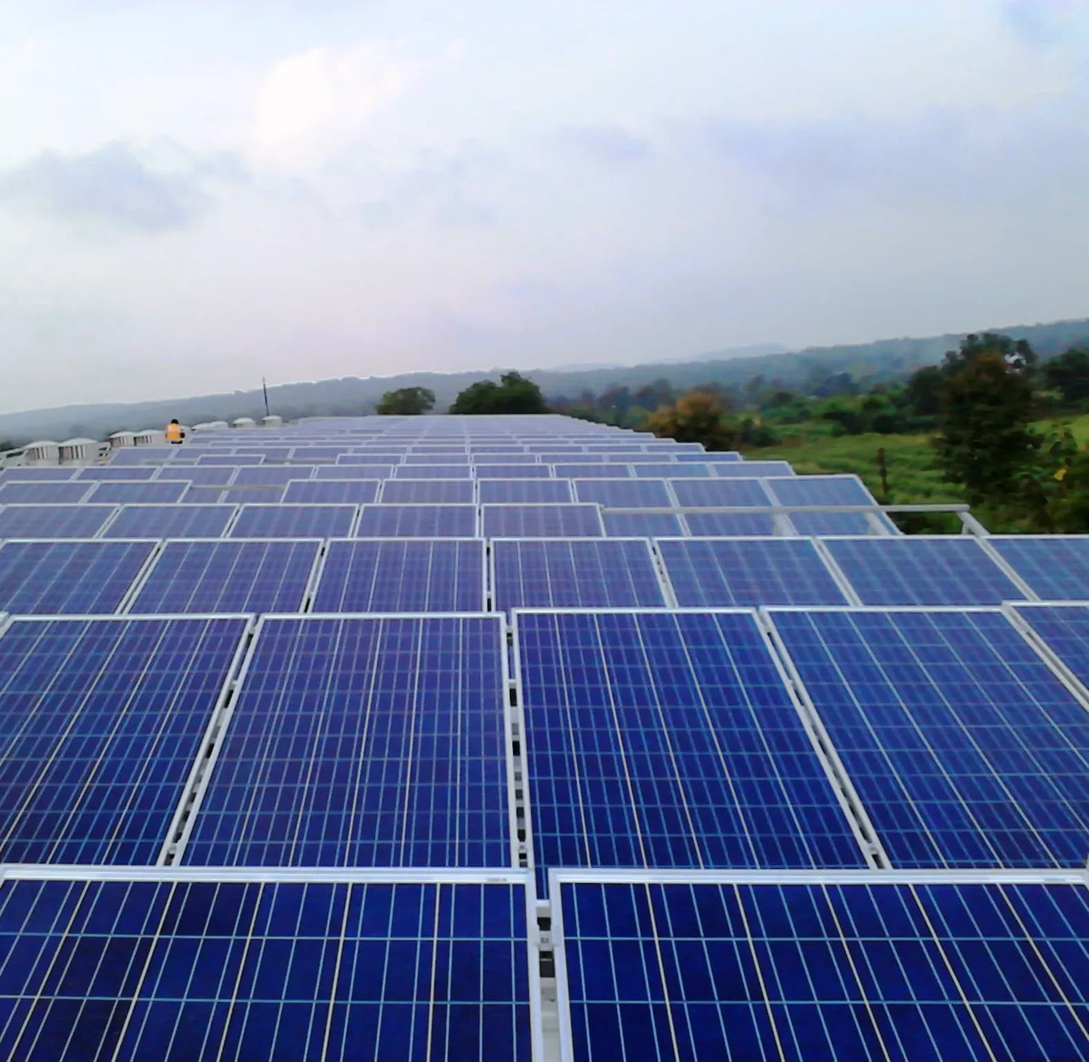 125 kWp rooftop plant on an industrial roof in Nagpur