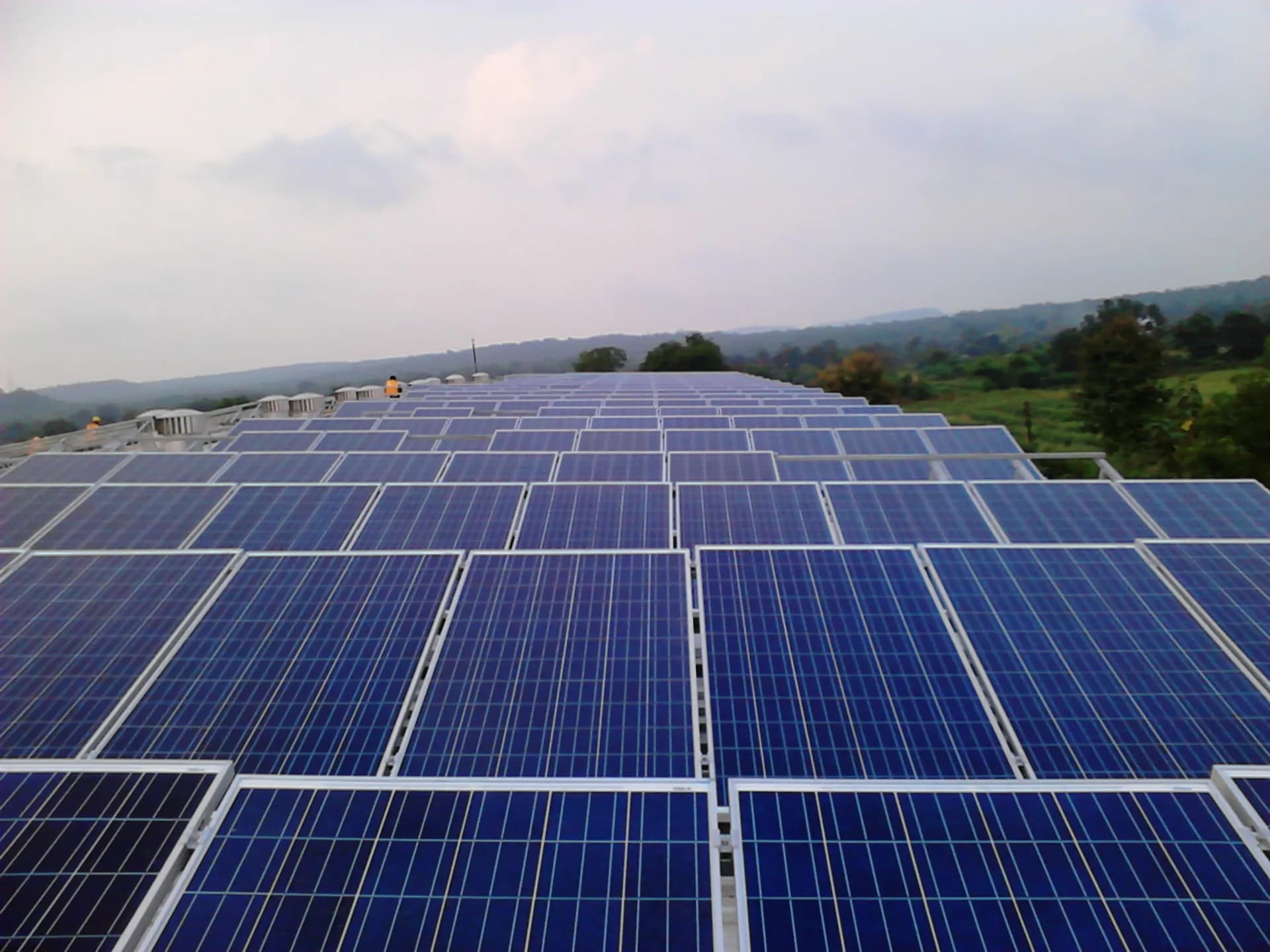 Rooftop solar plant built by Cleantech Synergy