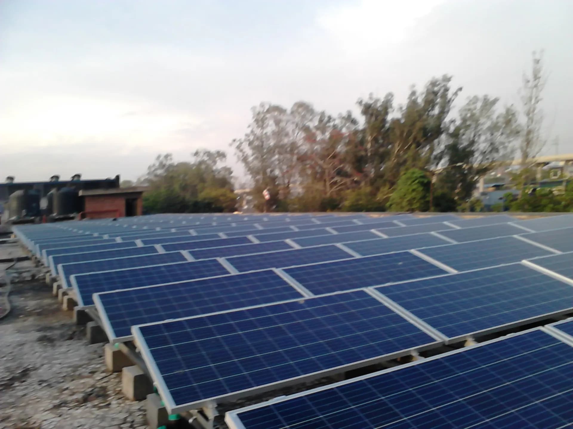 Rooftop solar plant built by Cleantech Synergy