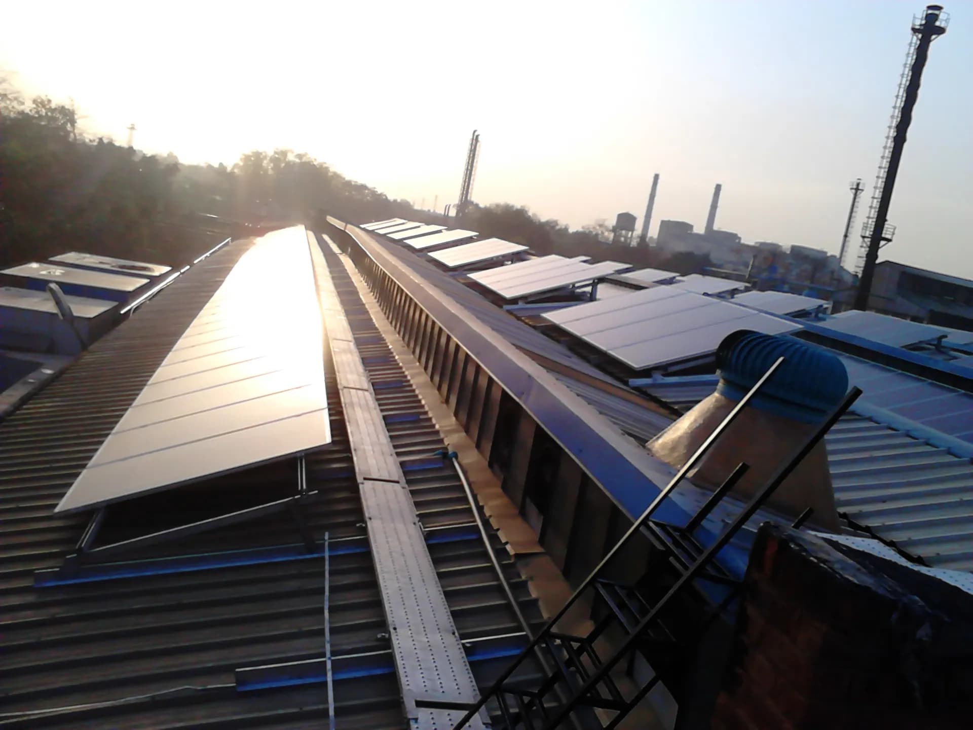 Rooftop solar plant built by Cleantech Synergy